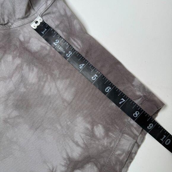 Katin Mens Tie Dye Elastic Waist Shorts Medium Gray Cotton Blend Casual Surf - Picture 8 of 12